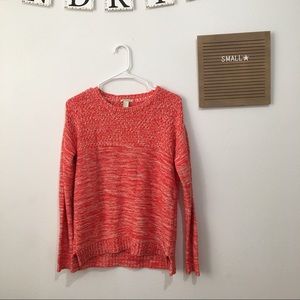 Heather Coral Sweater
